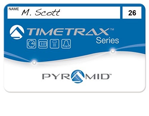 Pyramid Time Systems 41303 Swipe Cards 26-50 for TimeTrax TTEZ, TTEZEK, PSDLAUBKK, TTPRO, TTMOBILE, Time Clock. Requires 25 Employee Upgrade Software Download Package if Purchased for TTEZ Time Clock, Medium, Blue/Black/White - Image 2