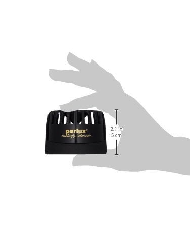 Parlux Melody Silencer Hair Dryer Attachment for Noise Reduction. Compatible with Parlux Hairdryers. Lightweight for Salon & Home Use. (Black) - Image 3