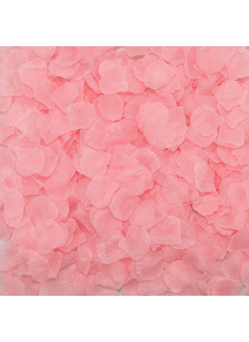 CODE FLORIST CODE FLORIST 1100 PCS Silk Rose Petals for Valentine's Day Fake Rose Petals for Romantic Night Wedding Proposal Anniversary Flower Decorations(Separated Scented Light Pink)  - Image 1