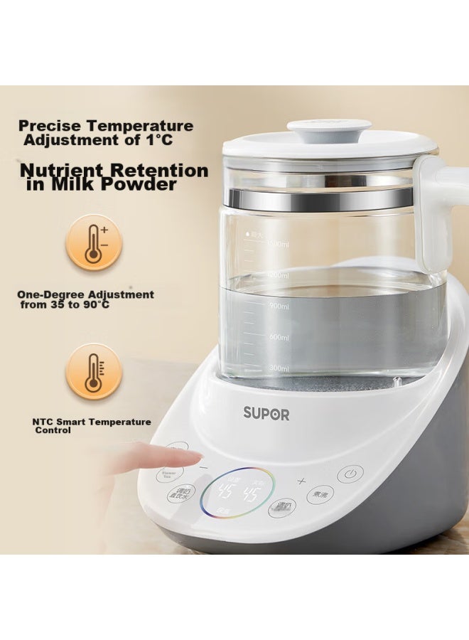 Supor Constant Temperature Kettle, Baby Formula Maker, Home Glass Health Pot, Multifunctional Milk Powder Maker, Bw10 - Image 3