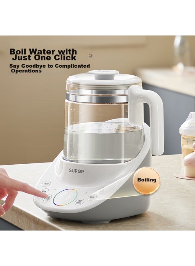 Supor Constant Temperature Kettle, Baby Formula Maker, Home Glass Health Pot, Multifunctional Milk Powder Maker, Bw10 - Image 2