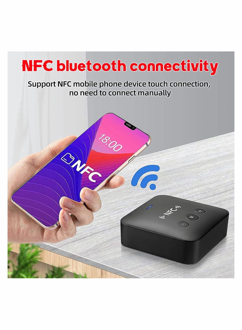 2-in-1 Bluetooth 5.0 Transmitter & Receiver for TV, Car & Home Audio - Low Latency, Long Range Wireless Adapter - Image 2