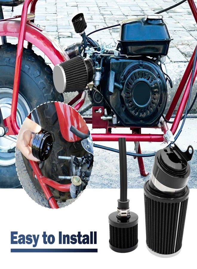 KTUMININV Upgraded Mini Bike Air Filter Adapter Kit for Predator 212cc Coleman CT200U CT200U-EX BT200X KT196 224cc 196cc 6.5hp Hond* GX160 GX200 Engine Go Kart Performance Parts - Image 2