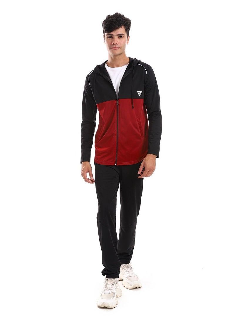 Caesar Hoodie With Pants Training Suit And Lined Design  - Image 1