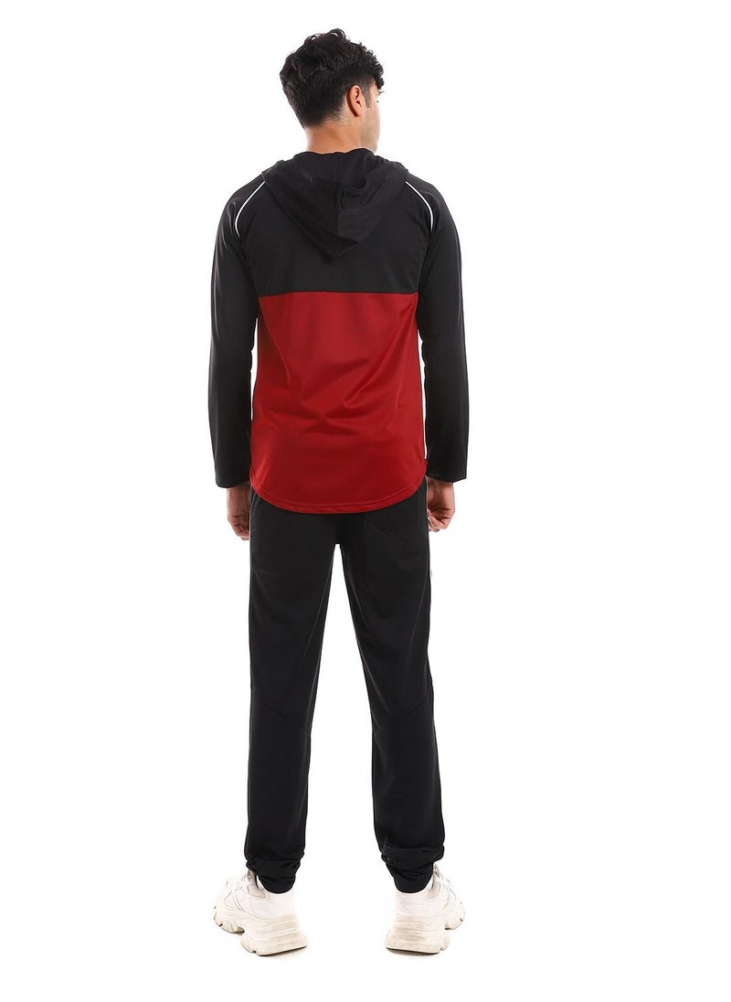 Caesar Hoodie With Pants Training Suit And Lined Design  - Image 4