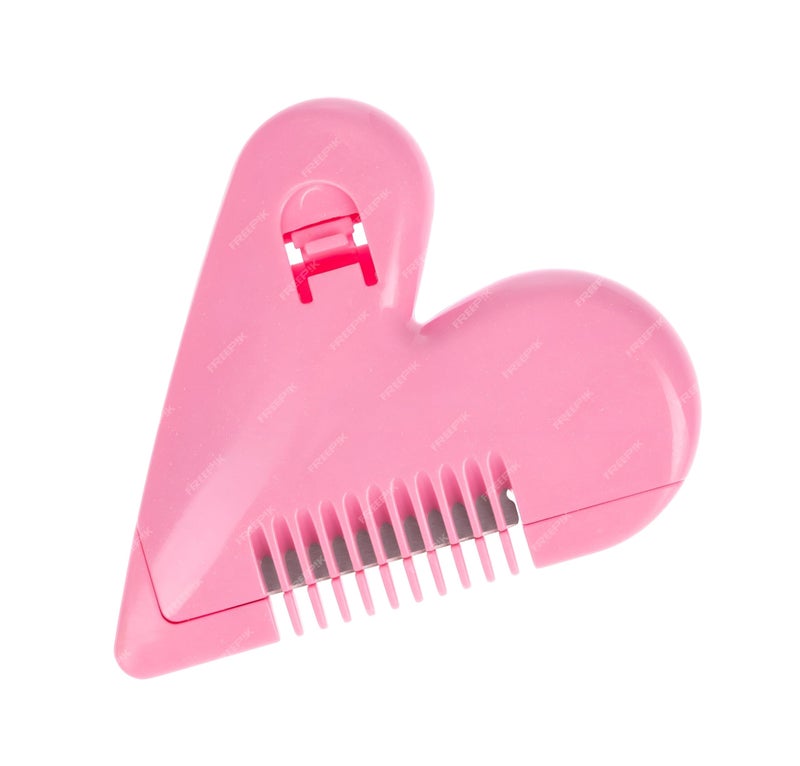 Hair grooming tool - assorted double-sided comb and scissors set for women's hair care, a worthy and stylish gift to add to your styling set (1pcs) - Image 1