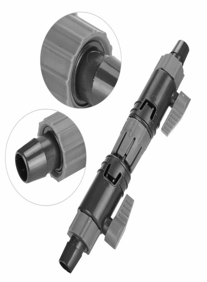 Chiffonade Grey Double Tap Plastic Connector Water Control Valve Filter Systems Aquarium Connector Accessories(16/22mm) - Image 5