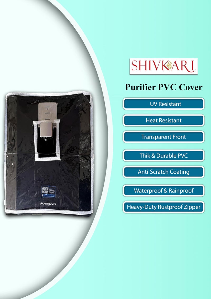 Shivkari Body Protective Cover for Eureka Forbes Aquaguard Regal Mineral RO+MF Alkaline Water Purifier, RO+MF Model Waterproof & Dustproof Water Purifier Body Cover - Image 2