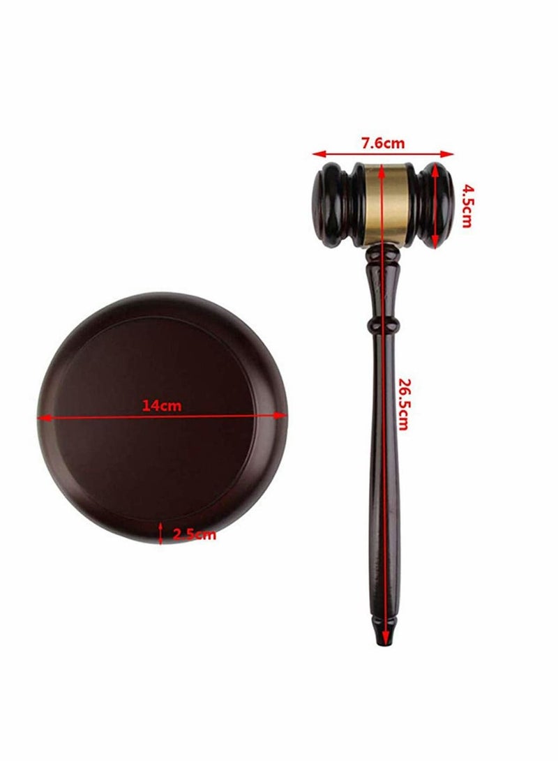KASTWAVE Wood Gavel Wooden Handcrafted Sound Block for Lawyer - Image 5