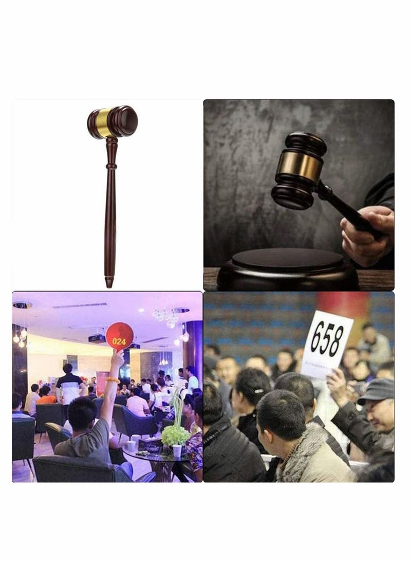 KASTWAVE Wood Gavel Wooden Handcrafted Sound Block for Lawyer - Image 4