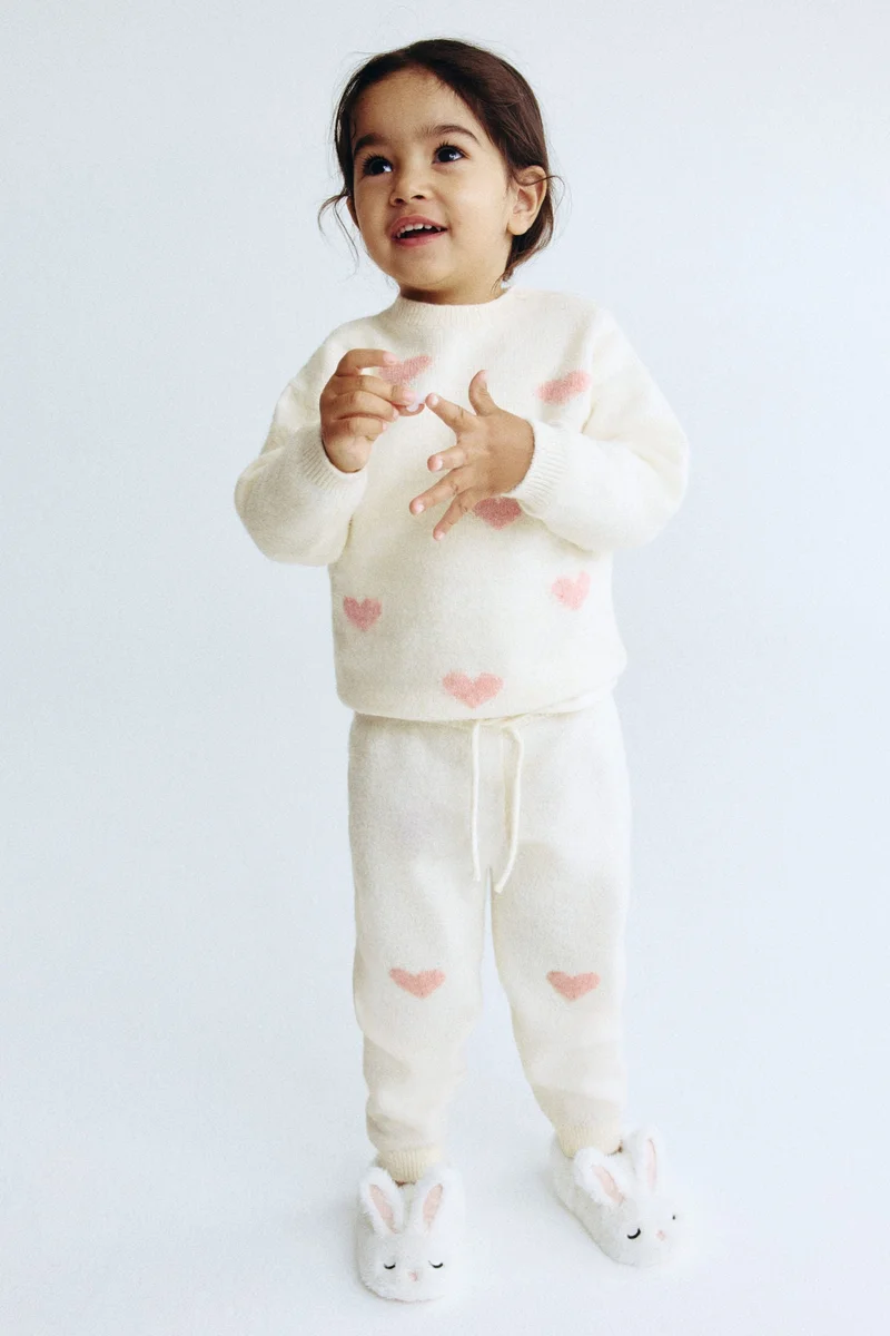 اتش اند ام طقم محبوك من قطعتين