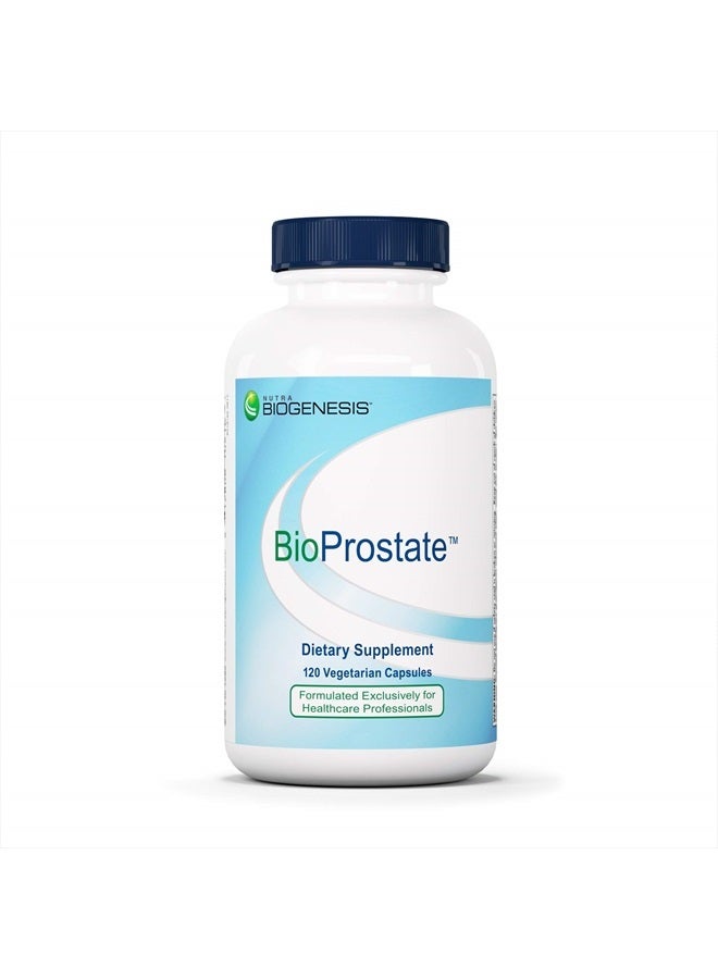 Nutra BioGenesis BioProstate - Saw Palmetto, Beta-Sitosterol and Lycopene for Prostate Health and Urinary Tract Support - Gluten Free, Vegan - 120 Capsules - Image 1