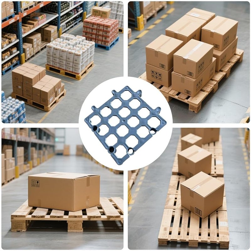 Interlocking Waterproof Mesh Floor Pallets 24x24 Inch for Supermarket Warehouse Storage - Image 4
