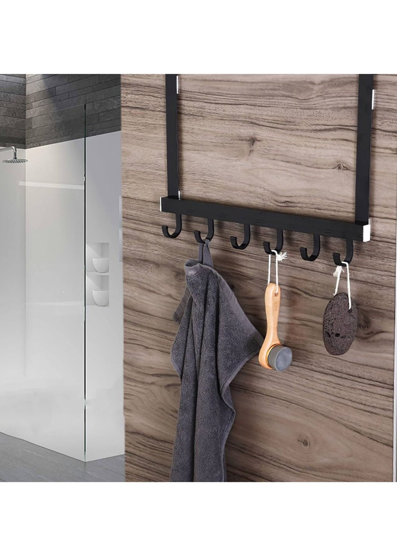 Hooks Over the Door Home Bathroom Organizer Rack Clothes Coat Hat Towel Hanger New Kitchen Accessories Bathroom Holder Door Hang  - Image 3