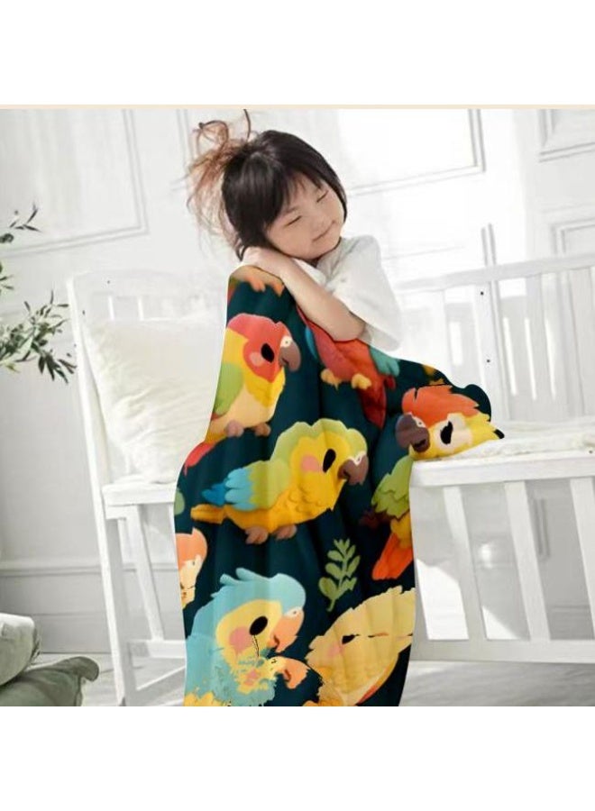 عام بطانية رقيقة من الفانيلا الكرتونية للأطفال والرضع (دافئة ومريحة، ومناسبة للنوم والألعاب) 70 سم * 100 سم - Image 2