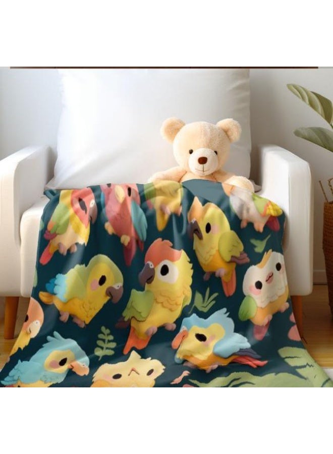 عام بطانية رقيقة من الفانيلا الكرتونية للأطفال والرضع (دافئة ومريحة، ومناسبة للنوم والألعاب) 70 سم * 100 سم - Image 3