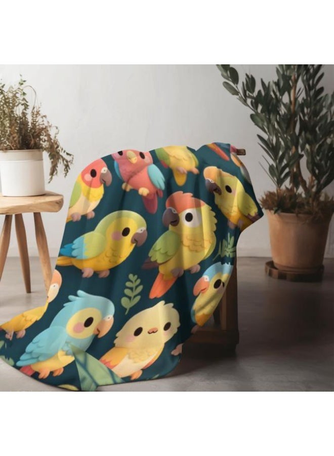 عام بطانية رقيقة من الفانيلا الكرتونية للأطفال والرضع (دافئة ومريحة، ومناسبة للنوم والألعاب) 70 سم * 100 سم - Image 5