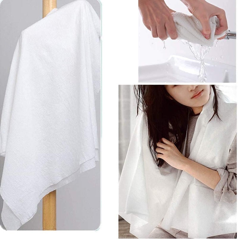 House Tools Pack of 2 Compressed Towel Tablets, Portable Travel Washcloth for Camping Hiking Backpacking or Traveling,Extra Large and Thick Magic Expand Bath Towel Tablet (Size 70x140cm) - Image 2