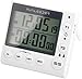 Jayron KT002A 2-Channel countdown and count up Timer alarm clock desk clock with Temperature and humidity display - Image 2