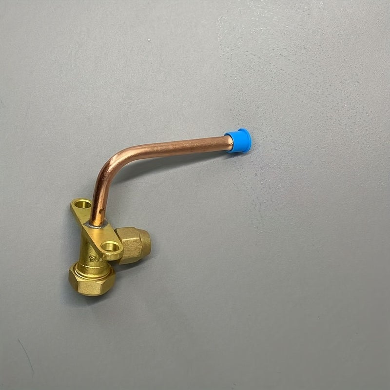 1 2 Inch Elbow Air Conditioning Globe Valve Curved Straight Tube High Low Pressure Brass - Image 4