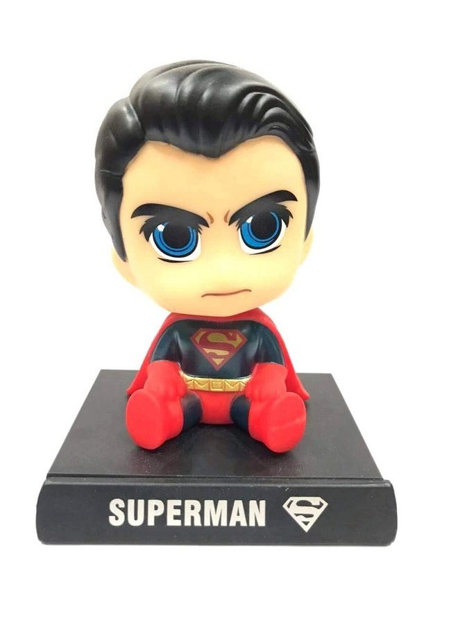 Trunkin - Trunkin Superman Bobblehead Action Figure Bobble Head Toy Car Mount - Image 1