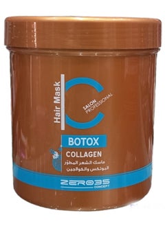 zero35 Botox and Collagen Italian Mask To Rebuild And Restore Hair Useful In Repairing Dry And Damaged Hair Rich In Pure Botox Protein-1000 ml  - Image 1