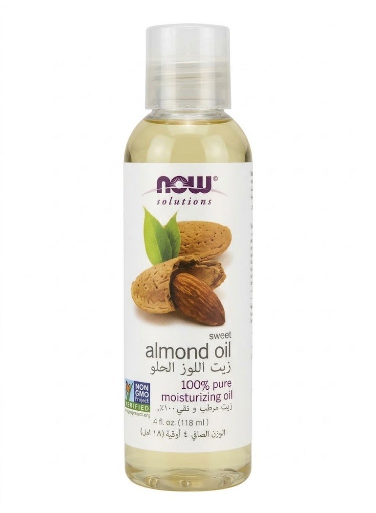 NOW Solutions Pure Sweet Almond Oil 118ml - Image 1