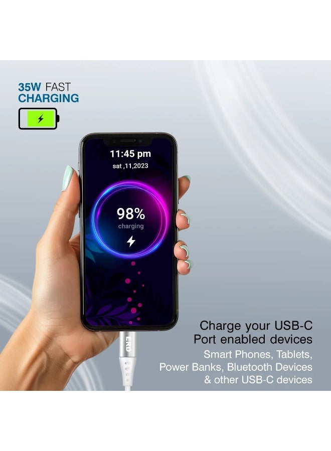 ERD USB-C CABLE BRAIDED WITH METAL CASE 35W - Image 4