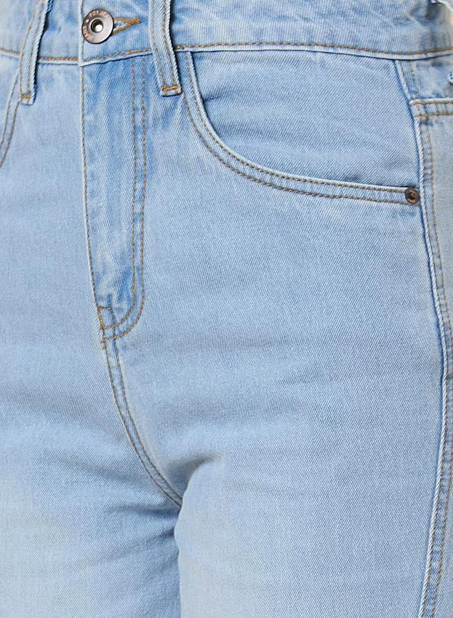 globus Globus Stretchable Mid-Rise Wide Leg Jeans