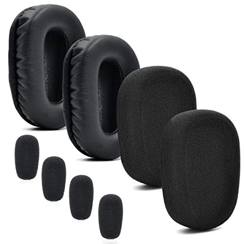 defean Repair Parts Suit Replacement Ear Pads Cushion 4 x mic Foam Compatible with BlueParrott B450-XT B450XT Noise Cancelling Headset - Image 1