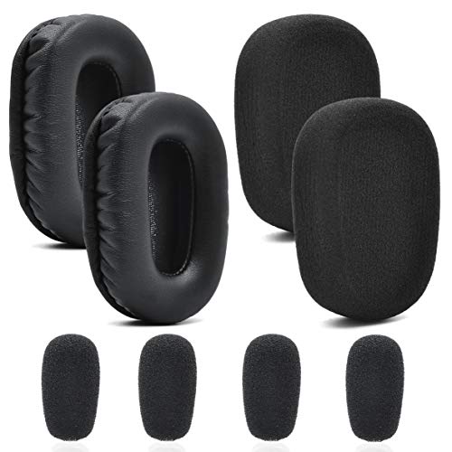 defean Repair Parts Suit Replacement Ear Pads Cushion 4 x mic Foam Compatible with BlueParrott B450-XT B450XT Noise Cancelling Headset - Image 2