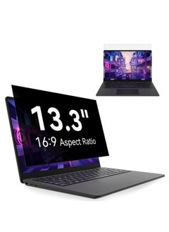 Generic شاشة خصوصية للكمبيوتر المحمول مقاس 13.3 بوصة متوافقة مع Lenovo Hp Dell Acer Asus Thinkpad Envy Xps، واقي مرشح الضوء الأزرق القابل للإزالة بنسبة 16:9 ومضاد للوهج، 13 بوصة درع الخصوصية لشاشة الكمبيوتر  - Image 1