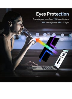 Generic شاشة خصوصية للكمبيوتر المحمول مقاس 13.3 بوصة متوافقة مع Lenovo Hp Dell Acer Asus Thinkpad Envy Xps، واقي مرشح الضوء الأزرق القابل للإزالة بنسبة 16:9 ومضاد للوهج، 13 بوصة درع الخصوصية لشاشة الكمبيوتر  - Image 4