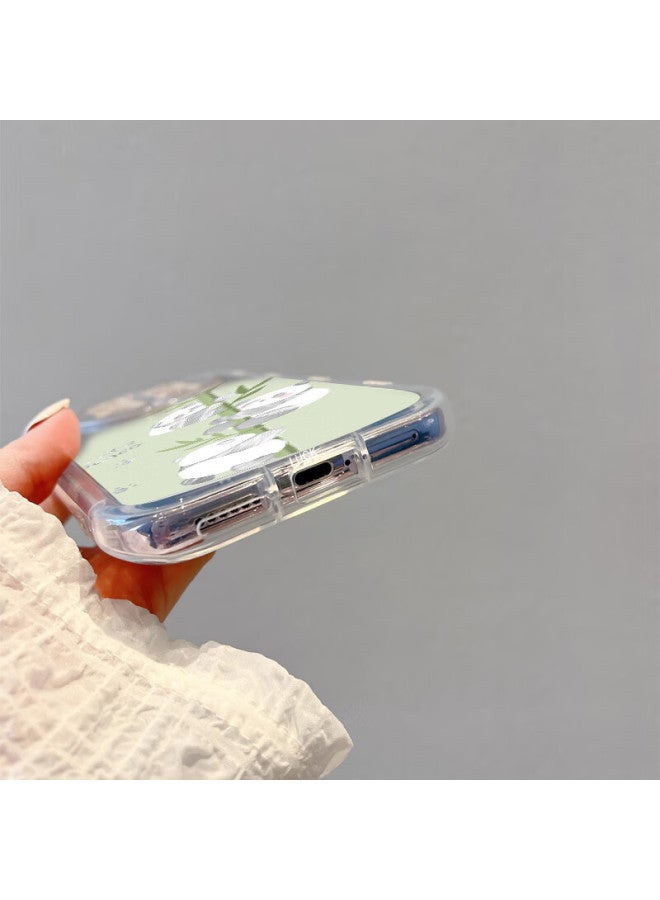 Jiang Ming Jiangming Phone Case For Huawei Mate70 With Lanyard, Full Protection Camera Lens Anti-drop Frosted Trendy High-end Creative Design For Men And Women, Feather Shell Panda - Image 2
