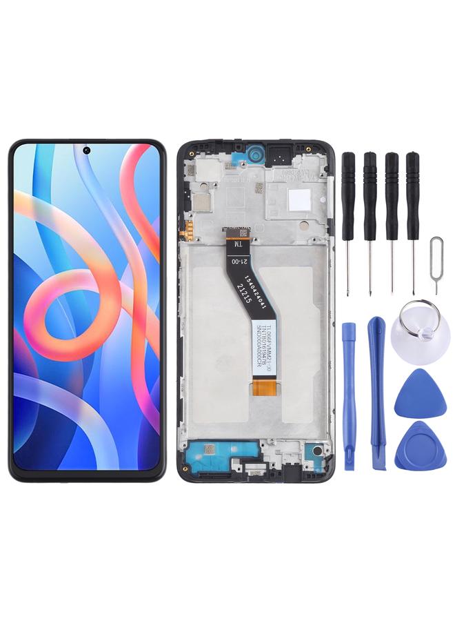 erorex Replacement IPS Material Original LCD Screen and Digitizer Full Assembly With Frame for Xiaomi Redmi Note 11 China 21091116AC / Poco M4 Pro 5G 21091116AG, MZB0BGVIN / Redmi Note 11S 5G - Image 1