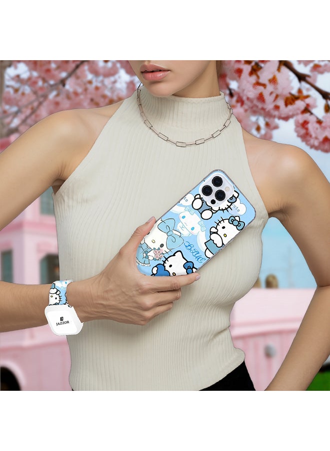 New Trendy Apple Watch Band & iPhone Case Combo | Playful Gym-to-Office Style | Anti-Fade | Fits iPhone 12/13/14/15/16 & iWatch Series 10/9/8/7/6/5/4/3/2/1/SE/Ultra/Hermès