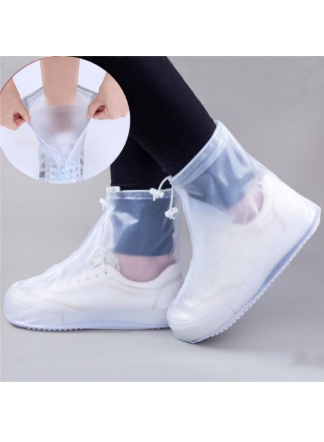Waterproof Shoes Covers White (Size XXL 43-44) - Image 1