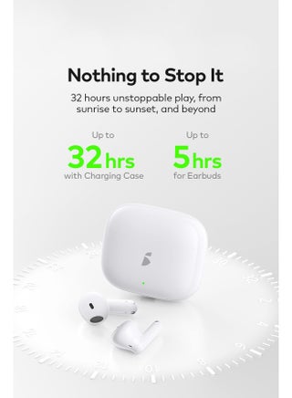 Buds Air 5i In-Ear Bluetooth 5.4 Headphones ,13.2mm dynamic driver Bluetooth Earbuds Touch Control, Light-Weight Earphones Black - view 3