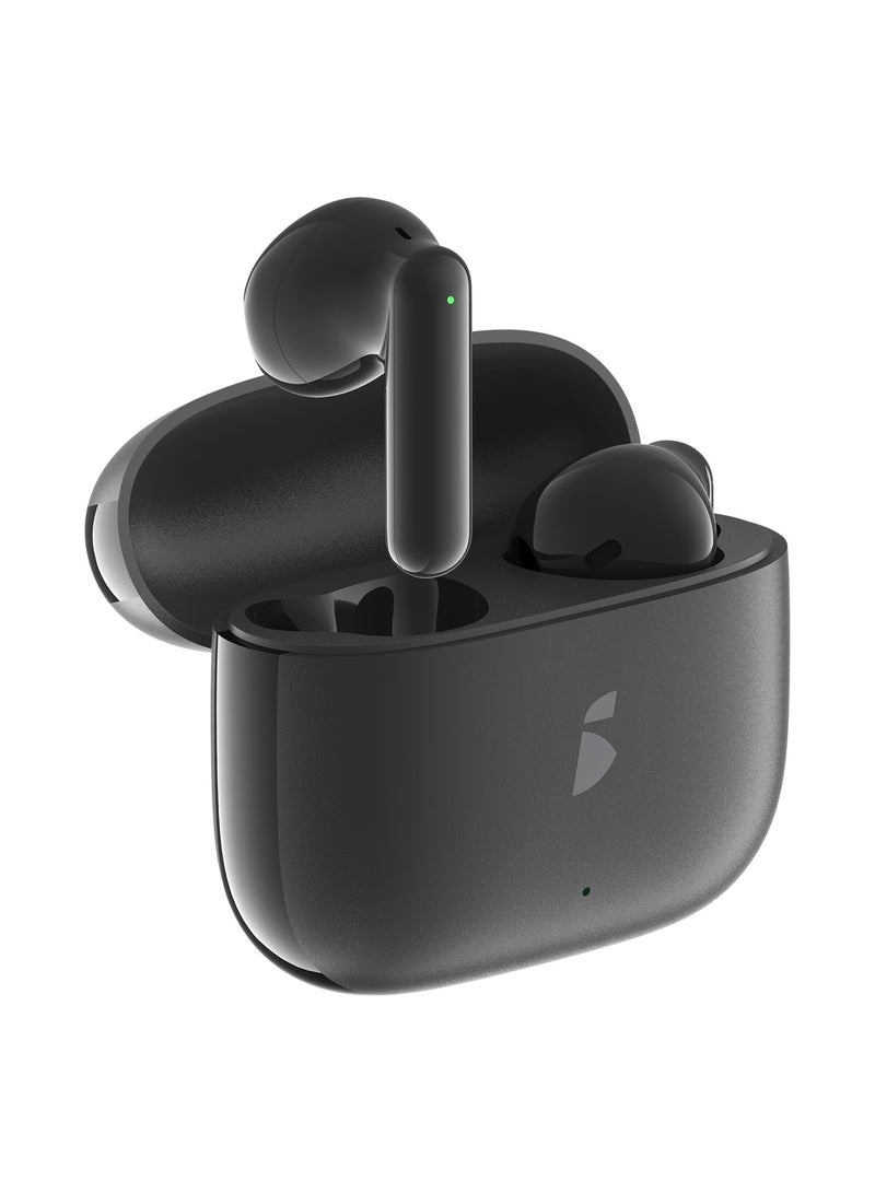 ITEL Buds Air 5i In-Ear Bluetooth 5.4 Headphones ,13.2mm dynamic driver Bluetooth Earbuds Touch Control, Light-Weight Earphones Black - Image 1