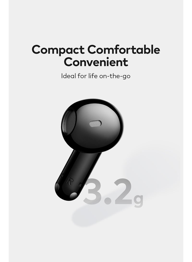 ITEL Buds Air 5i In-Ear Bluetooth 5.4 Headphones ,13.2mm dynamic driver Bluetooth Earbuds Touch Control, Light-Weight Earphones Black - Image 4