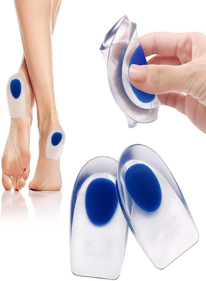 Gel Heel Cups, Silicone Heel Cup Pads for Plantar Fasciitis, Heel Spur & Achilles Pain, heel cups and Cushions Absorbing Support Pain Relief Support, Comfort Cushion Insoles for Women/Men,Insoles - Image 1