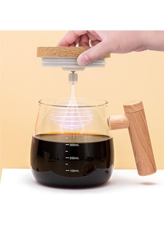 Generic - Trendy Mug with Wooden Handle – Sip in Style! Enjoy your favorite drinks in this stylish mug featuring a sleek design and premium wooden handle. Perfect for coffee, tea, or lattes, and adds a decorative touch to your kitchen or office. Durable, elegant, and modern. - Image 1