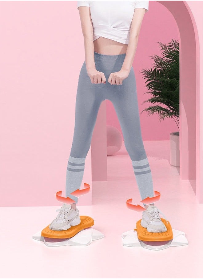 GROIC 2 Pcs Twister Board, New Generation of Waist Twisting Disc, Plastic Muscle Training Roller Disc Split Type Core Trainer, Stepper for Aerobic Exercise, Full Body Toning Workout  - Image 2