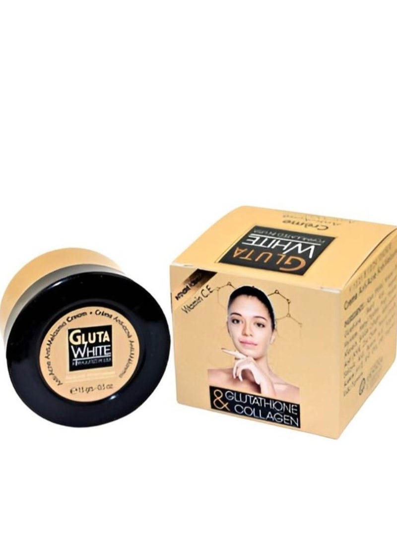 الجلوتا الأبيض كريم مضاد لحب الشباب والكلف 15 جم