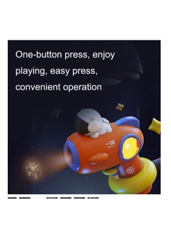 Generic Children Space Projection Toy Lighting Sound Effect Mini Cartoon Toy (purple)  - Image 5