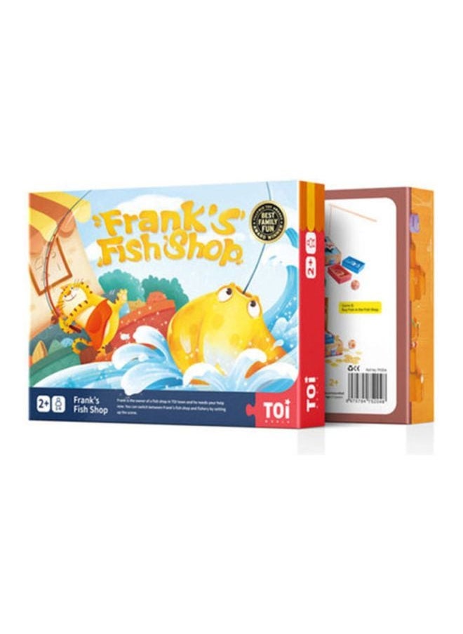 NIBEMINENT - Fishing And Selling Fish 2 In 1 Frank Shop Parent Child Interactive Board Games - Image 1