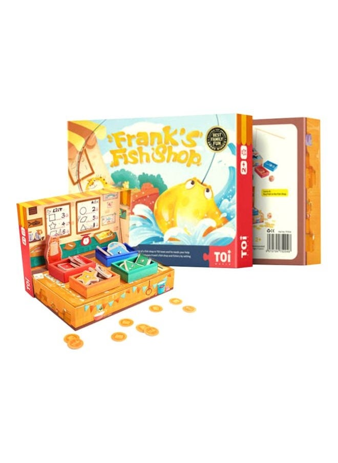 NIBEMINENT - Fishing And Selling Fish 2 In 1 Frank Shop Parent Child Interactive Board Games - Image 1