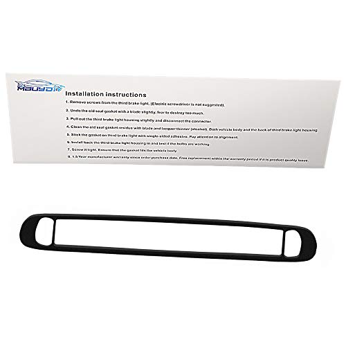 MbuyDIY 3rd Third Brake Light Gasket Seal Compatible with 2007-2013 Chevy Silverado GMC Sierra 1500 2500 High Mount Stop Lamp Assembly, Single-Sided Adhesive - Image 1