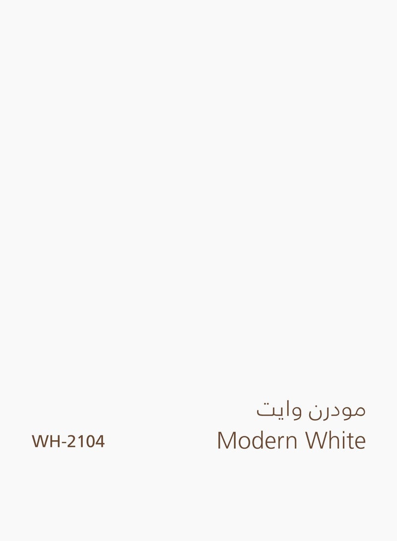 دهانات الجزيرة نوفل دهان جدران داخلية مطفي(اللون : مودرن وايت) 16.2لتر - Image 4