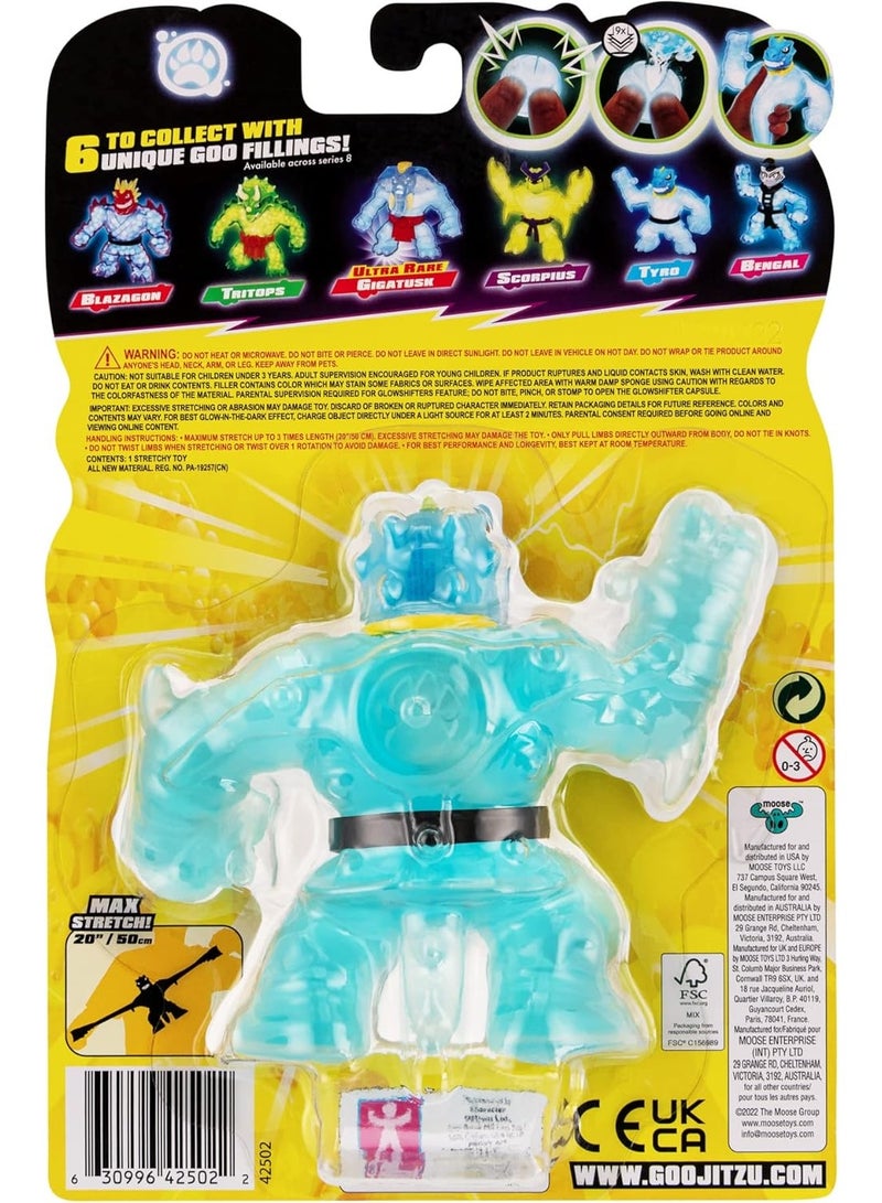 GOO JIT ZU Heroes of Goo Jit Zu Glow Shifters Tyro Action Figure - Image 4